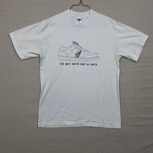 Warren Lotas The Most Hated‎ Shoe On Earth White Graphic Tee Shirt